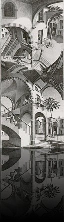 En haut et en bas (lithographie - 505x205 - 1947)